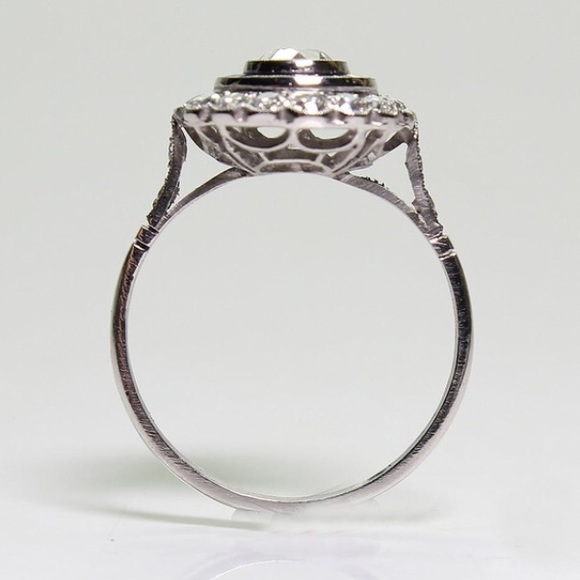 π Blue and white sapphire ring. - Picture 3 of 5